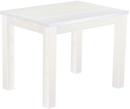 Tisch 100x73 Weiß Pinie massive Pinie
